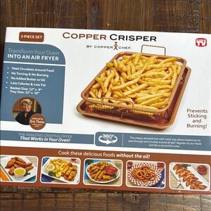 Copper Crisper - 2-Piece Set new